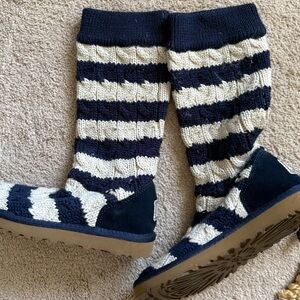 UGG Dark Blue Suede Footwear